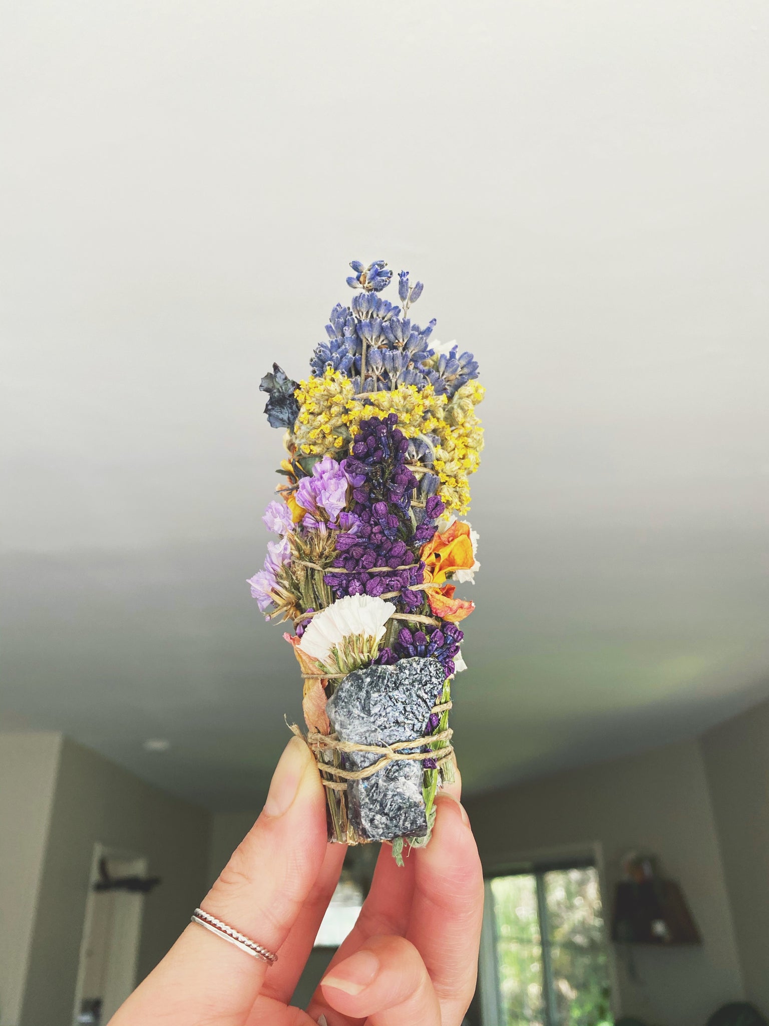 Floral Sage Smudge Stick — Prim n Proper Co Naturals
